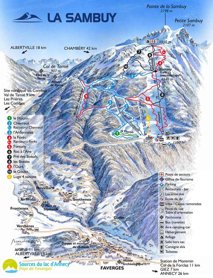 stations de skis alpes