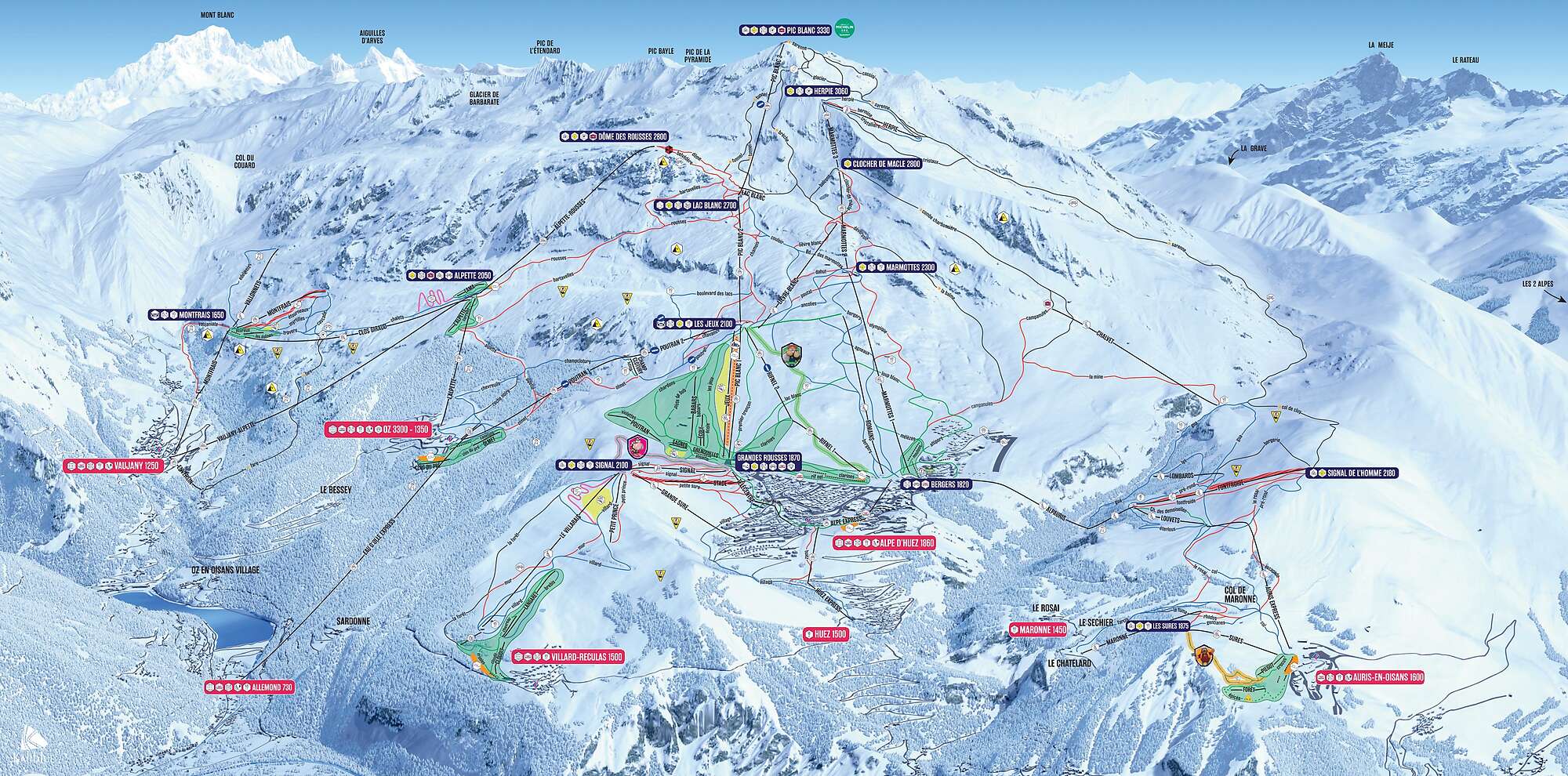 domaine ski alpes
