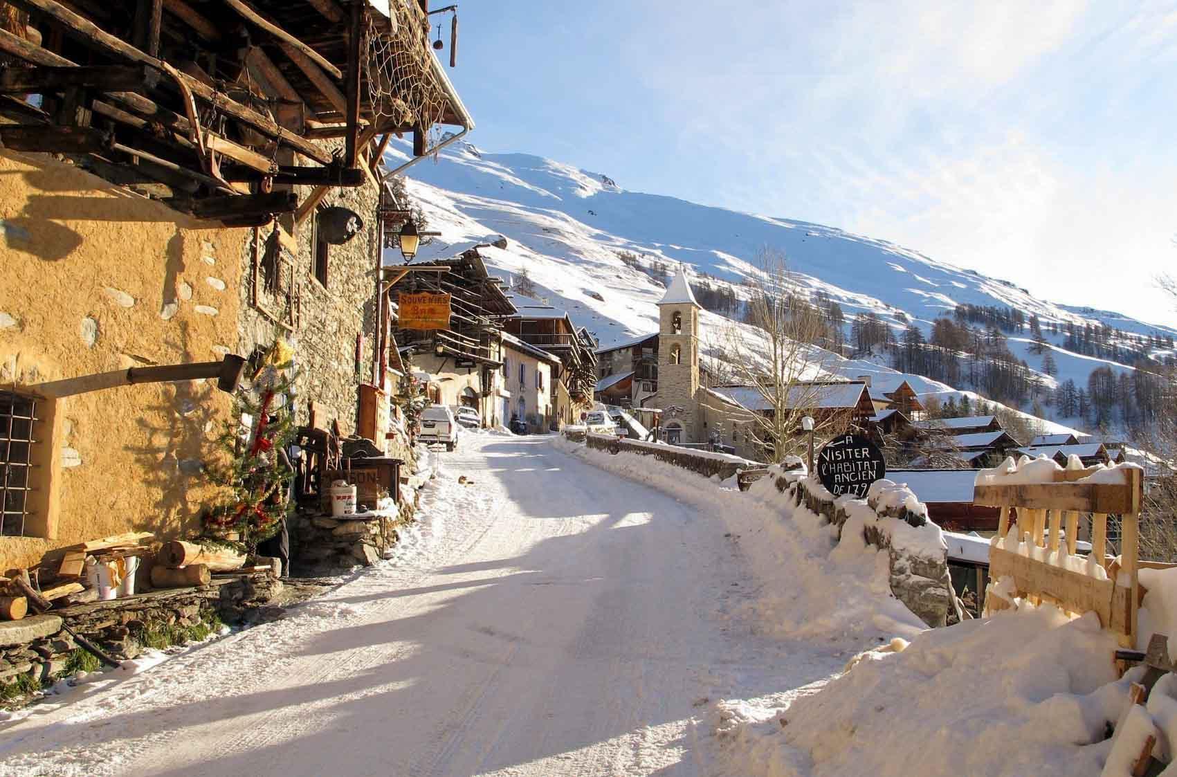 grande station de ski alpes