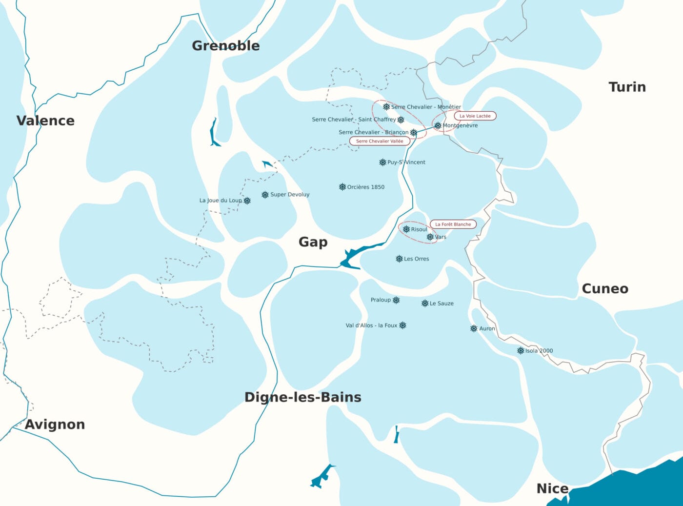 stations alpes du sud